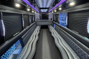 Carlsbad Party Bus Interior