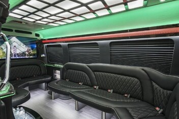 Carlsbad Sprinter Party Bus Interior