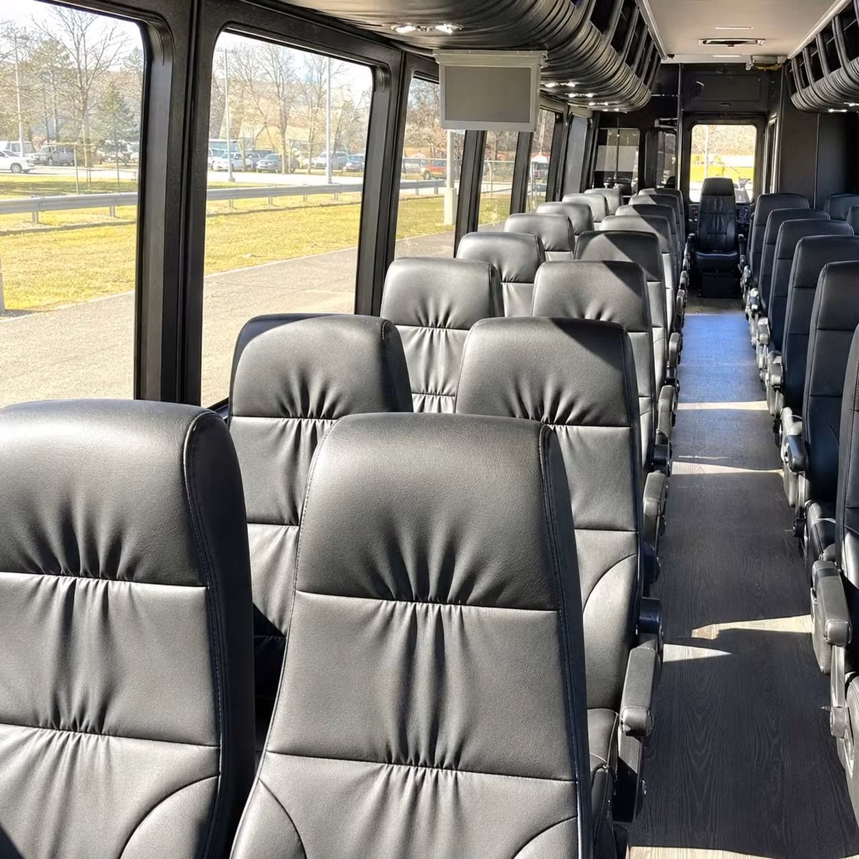 35 passenger minibus inside