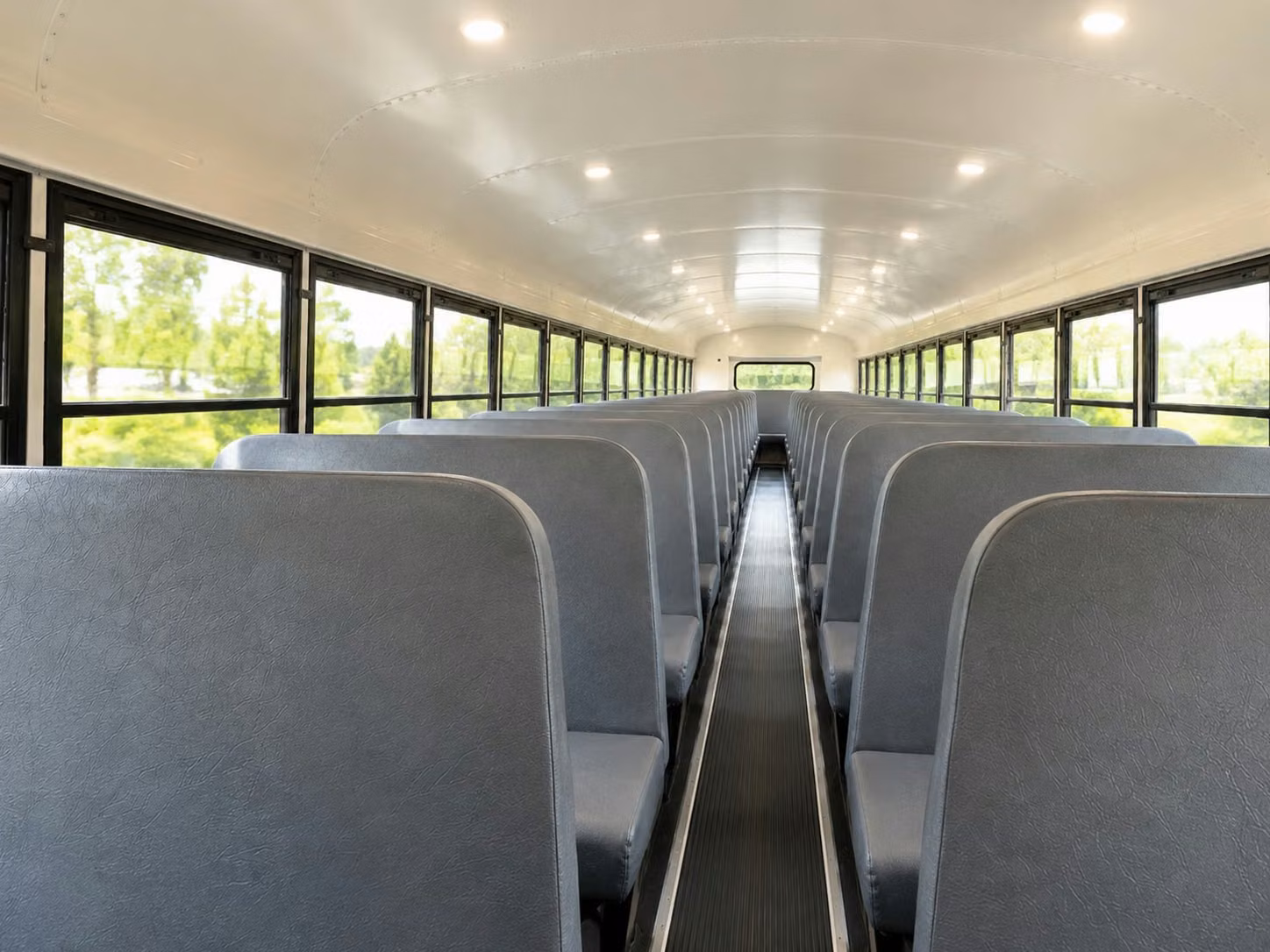school bus interior
